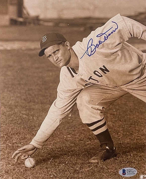 Bobby Doerr Signed 8x10 Boston Red Sox Photo BAS Sports Integrity