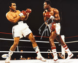 Larry Holmes Signed 8x10 Boxing vs Muhammad Ali Photo JSA QR