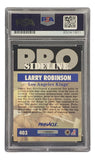 Larry Robinson Signed 1991 Pinnacle #403 Los Angeles Kings Hockey Card PSA/DNA Sports Integrity