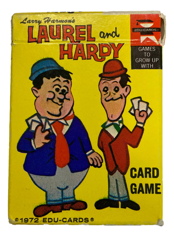 Harmon's Laurel And Hardy Vintage 1972 Edu-Cards Educational Playing Card Game