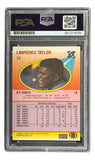 Lawrence Taylor Signed 1990 Fleer #77 Giants Trading Card PSA/DNA