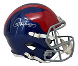 Lawrence Taylor Signed New York Giants FS Alternate Speed Replica Helmet BAS