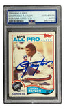 Lawrence Taylor Signed 1982 Topps #434 Giants Rookie Card PSA/DNA