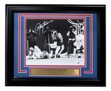 Lawrence Taylor Signed Framed 8x10 New York Giants Cunningham Sack JSA QR