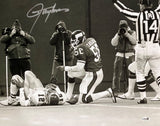 Lawrence Taylor Signed 16x20 New York Giants Cunningham Sack JSA QR