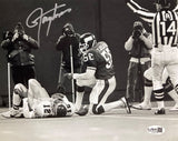 Lawrence Taylor Signed 8x10 New York Giants Cunningham Sack JSA QR