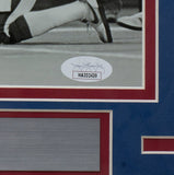 Lawrence Taylor Signed Framed 8x10 Giants Photo Sacking Cunningham Photo JSA - Sports Integrity