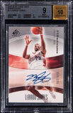 2004-05 SP Game Use Significance #LJ Lebron James Card 74/100 BAS Mint 9 Auto 10