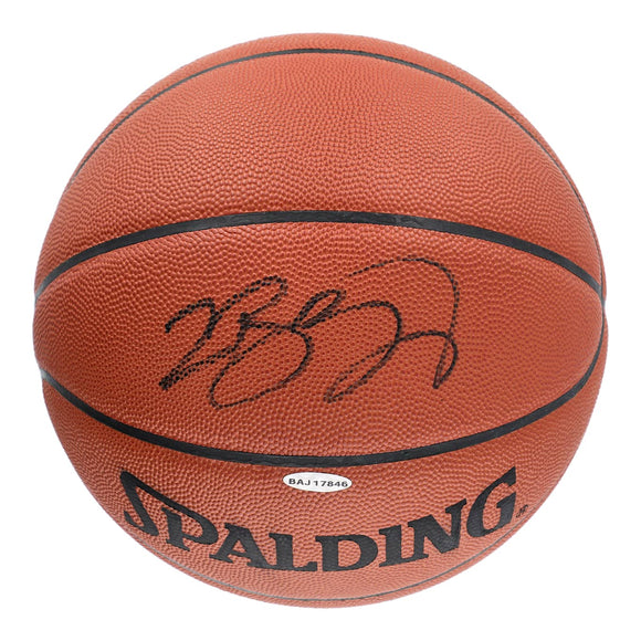 Lebron James Cavaliers Rookie Era Signed Spalding NBA Basketball UDA BAJ17846