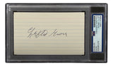 Lefty Grove Philadelphia Athletics Signed In Black Index Card PSA/DNA