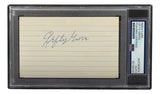 Lefty Grove Philadelphia Athletics Signed Index Card PSA/DNA