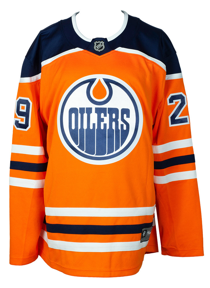 Fanatics Authentic Leon Draisaitl Edmonton Oilers Autographed 2022-23 White Adidas Authentic Jersey