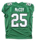 LeSean McCoy Philadelphia Signed Kelly Green Pro-Cut Jersey JSA QR