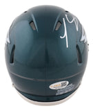 LeSean McCoy Signed Philadelphia Eagles Mini Speed Helmet JSA QR