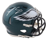 LeSean McCoy Signed Philadelphia Eagles Mini Speed Helmet JSA QR