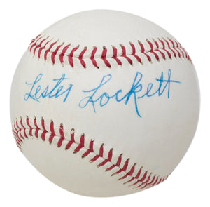 Lester Lockett Signed Baltimore Elite Giants Baseball BAS AA21550