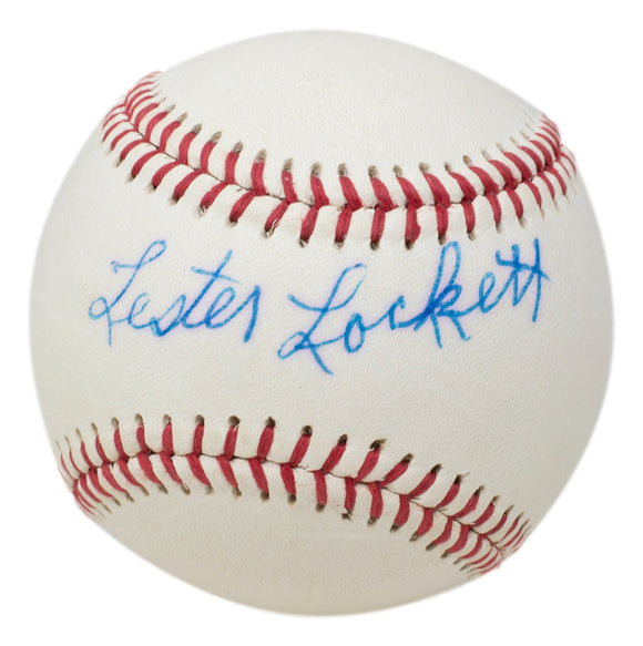 Lester Lockett Signed Baltimore Elite Giants Baseball BAS