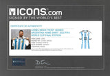 Lionel Messi Signed Argentina Adidas Soccer Jersey ICONS LOA