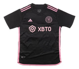 Lionel Messi Signed Inter Miami Black Adidas Soccer Jersey BAS AE22248