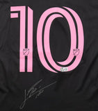 Lionel Messi Signed Inter Miami Black Adidas Soccer Jersey BAS AE22248