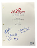 Lori Petty Schram Simpkins Signed A League Of Their Own Movie Script Schwartz