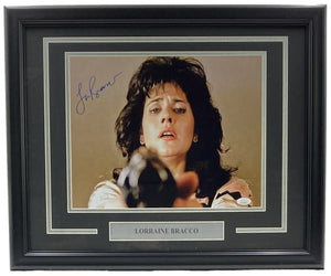 Lorraine Bracco Signed Framed 11x14 Goodfellas Gun Photo JSA ITP