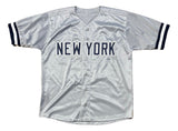 Lou Piniella New York Signed Gray Baseball Jersey 77-78 WSC Inscribed BAS