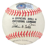 Lou Brock Cardinals Signed National League Baseball HOF 88 BAS BH080128