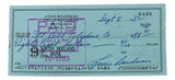 Lou Boudreau Cleveland Signed Personal Bank Check #6486 BAS Sports Integrity