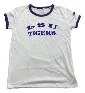 LSU Tigers Women's White Tee-Shirt Sports Integrity