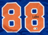 Luis Robert New York Signed Blue Baseball Jersey BAS
