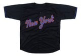 Luis Robert New York Signed Black Baseball Jersey BAS