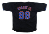Luis Robert New York Signed Black Baseball Jersey BAS