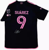 Luis Suarez Signed Inter Miami FC Black Adidas Soccer Jersey BAS