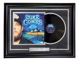 Luke Combs Signed Framed Gettin Old Vinyl Record Cover JSA Hologram