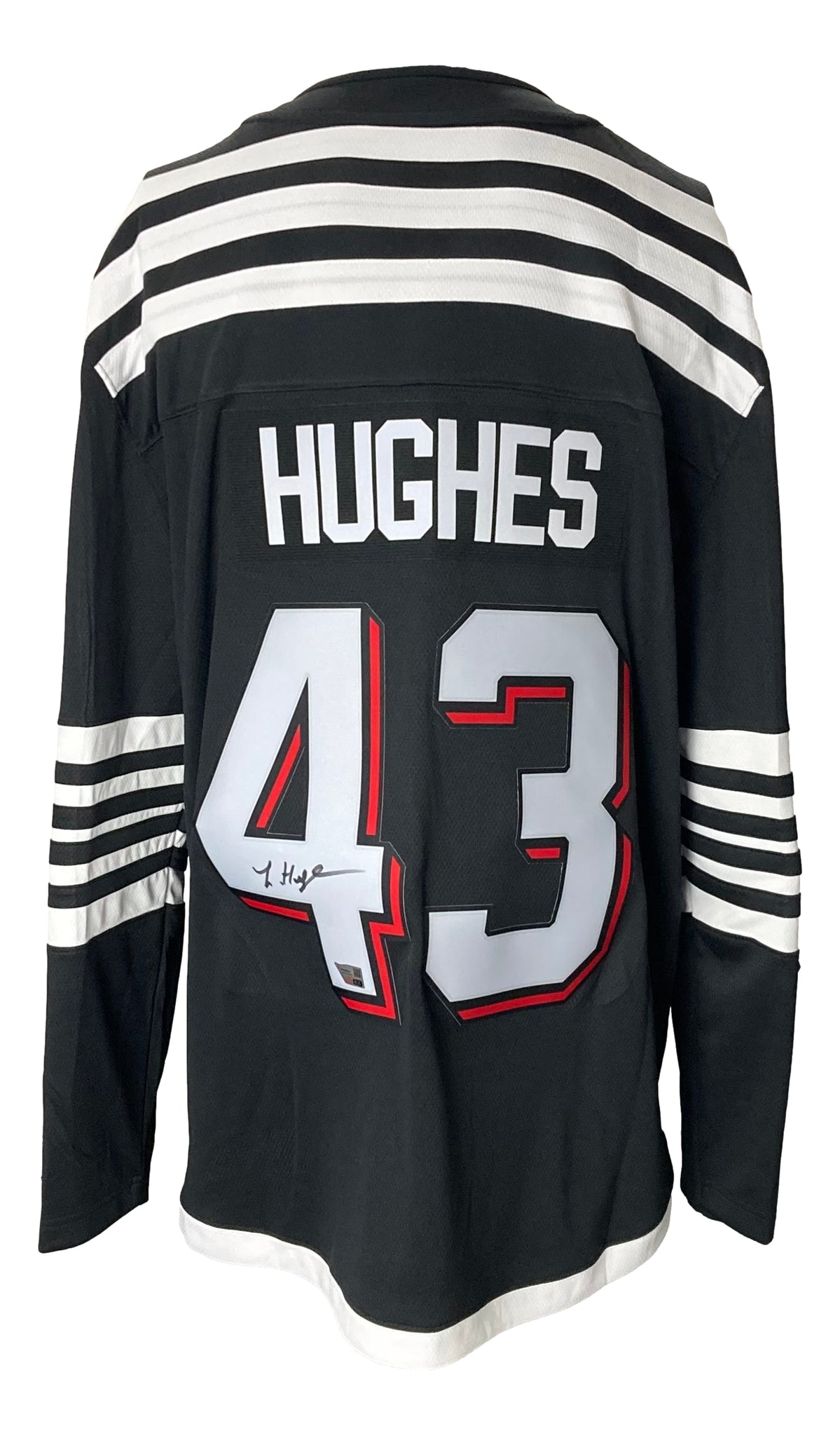 Luke Hughes New Jersey Devils Autographed Fanatics Authentic 2022
