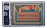 Dolph Lundgren Signed 1985 Topps #59 Rocky IV Ivan Drago Trading Card PSA/DNA