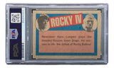 Dolph Lundgren Signed 1985 Topps #6 Rocky IV Ivan Drago Trading Card PSA/DNA