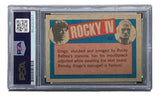Dolph Lundgren Signed 1985 Topps #60 Rocky IV Ivan Drago Trading Card PSA/DNA
