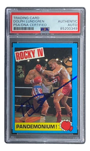 Dolph Lundgren Signed 1985 Topps #61 Rocky IV Ivan Drago Trading Card PSA/DNA