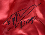 Dolph Lundgren Signed Custom Rocky IV Boxing Trunks Drago Inscribed PSA ITP
