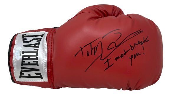 Dolph Lundgren Signed Right Everlast Boxing Glove I Must Break You Inscr JSA ITP Sports Integrity