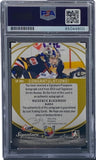 A Sports Integrity Mackenzie Blackwood Signed 2015 Leaf #SP-MB1 NJ Devils Hockey Card, graded and authenticated in a PSA/DNA case, featuring a congratulatory message for receiving this autographed card.