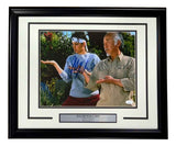Ralph Macchio Signed Framed 11x14 The Karate Kid Mr. Miyagi Photo 2 JSA