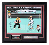 Ralph Macchio Zabka Signed Framed 16x20 Karate Kid Photo w/ Controller Tristar