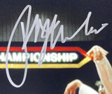 Ralph Macchio William Zabka Silver Signed 16x20 Karate Kid Spotlight Photo JSA