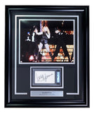 Madonna Signed Framed Cut Signature w/ 11x14 Photo PSA