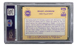 Magic Johnson Signed LA Lakers 1986 Star #9 Trading Card PSA/DNA Gem MT 10 Sports Integrity
