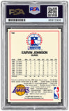 Magic Johnson Signed 1989 Hoops #166 Lakers Card PSA/DNA Gem MT 10