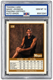 Magic Johnson Signed 1990 Skybox #138 Lakers Card PSA/DNA Gem MT 10